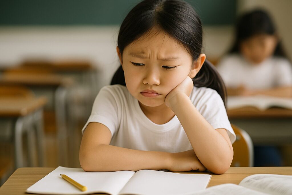 睡眠や食生活の習慣の乱れで食生活が乱れている小学生の女の子